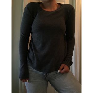 VERY soft gray shirt